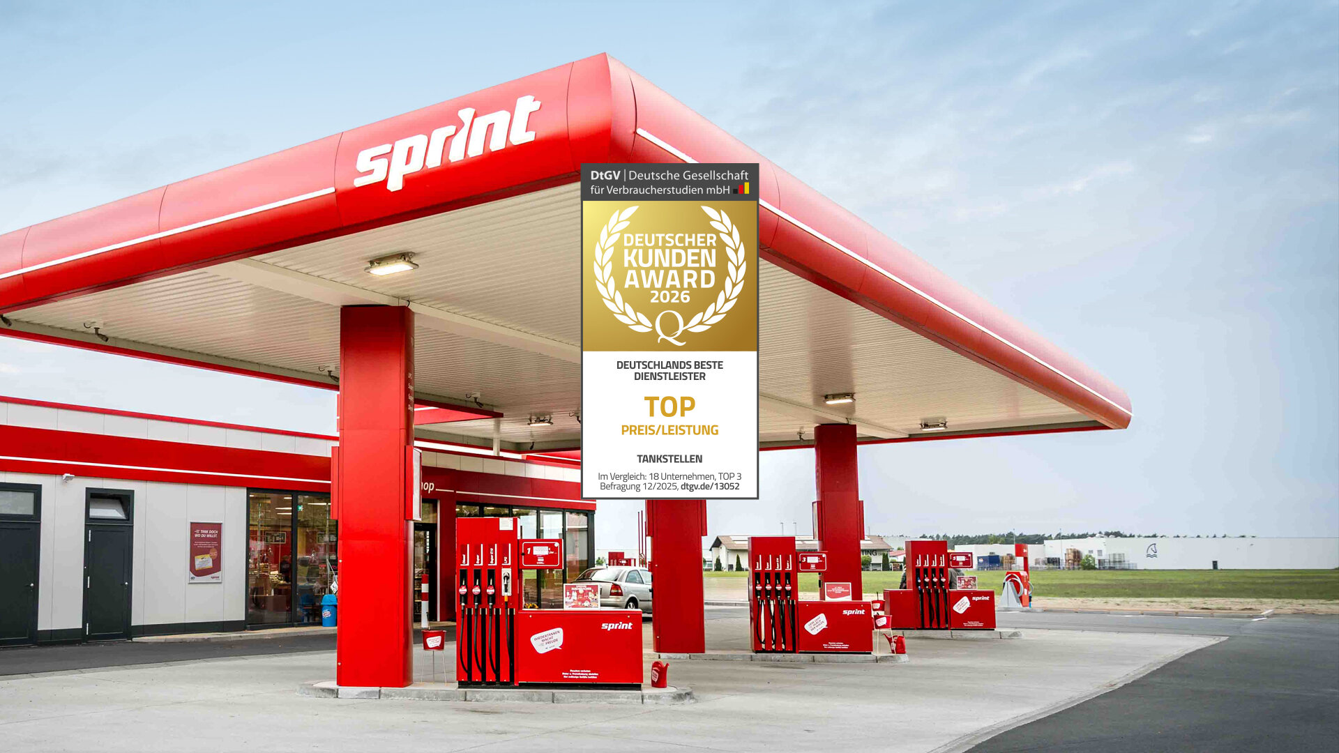 Sprint Tankstelle Preisenull