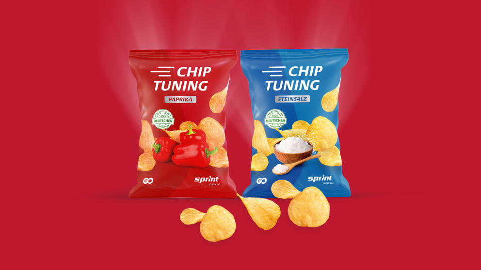 Jetzt die neuen, rasend leckeren Sprint & GO Chips testen!