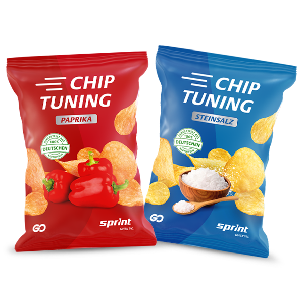 Die neuen, rasend leckeren Sprint & GO Chips "Chiptuning"