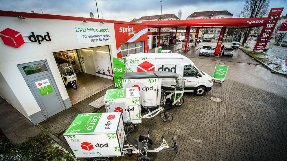 DPD startet gemeinsam mit ONO und Sprint ein Mobility-Hub in Berlin