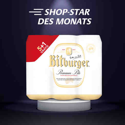 Sprint & GO BITBURGER Pils 5+1 Pack