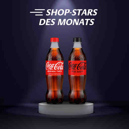 Coca Cola & Coca Cola Zero 0,5 Liter