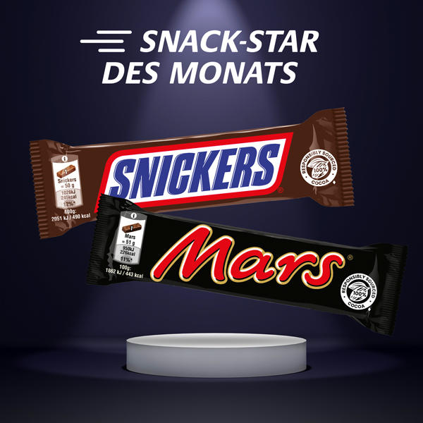 Snickers u. Mars im Angebot bei Sprint & GO