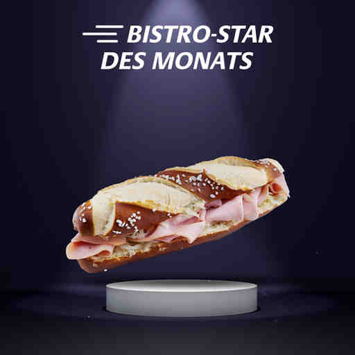 Sprint & GO Bistro-Stars September & Oktober Laugenstange mit Gourmetfein-Leberkäse und Krautsalat