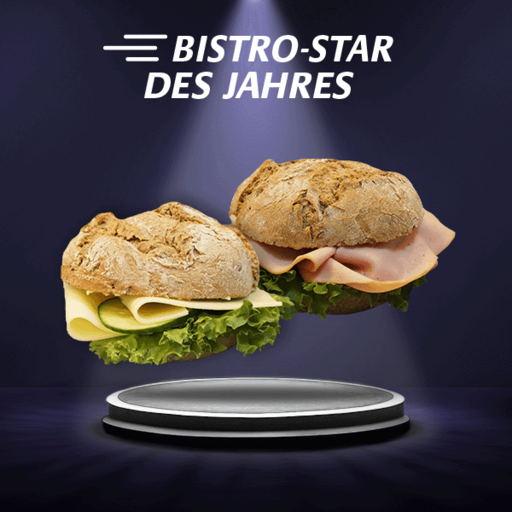 Dunkle Kartoffelbrötchen mit Gouda oder Leberkäse